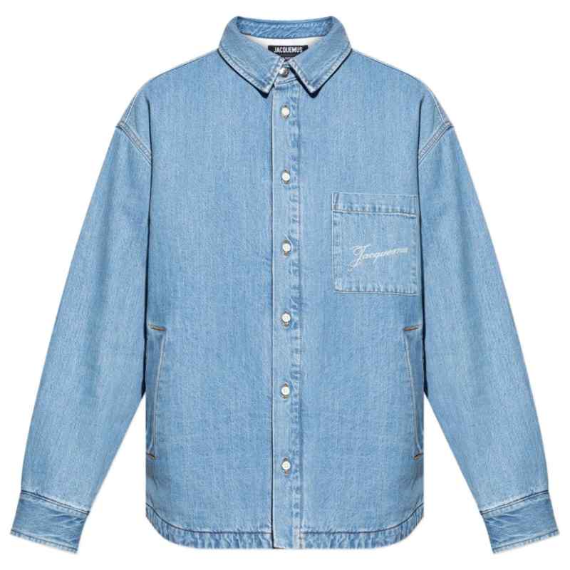 190150541-ss26-jacquemus-oum00115ad0001733c Jacquemus La Chemise Boulanger denim shirt