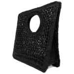 Jacquemus Le Petit Carre Spiaggia rafia handbag