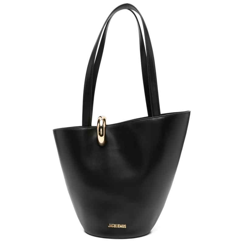Jacquemus Le Bambola Moyen leather bucket bag
