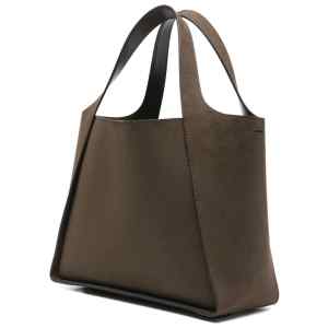 Stella McCartney Large Suede Logo Tote Bag