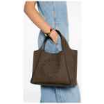 Stella McCartney Large Suede Logo Tote Bag