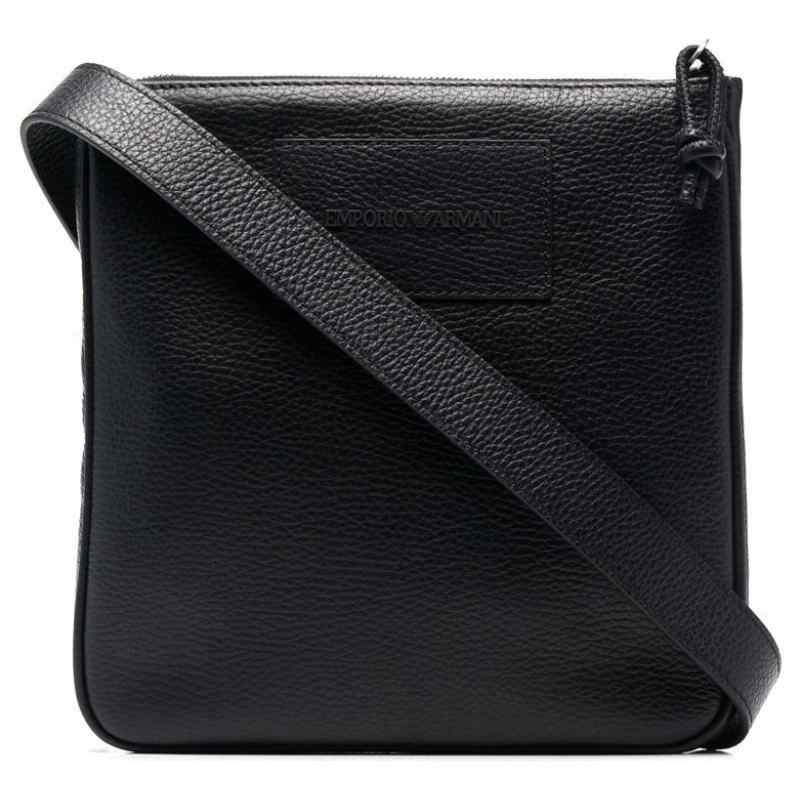 Emporio Armani logo-embossed messenger bag