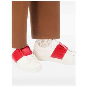 Valentino Garavani open calfskin sneakers