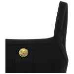 Balmain Knit bralette top with buttons