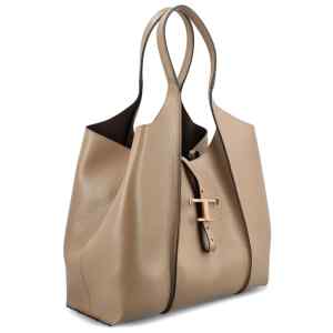 Tod'S T Timeless Shopping Bag In Leather Medium