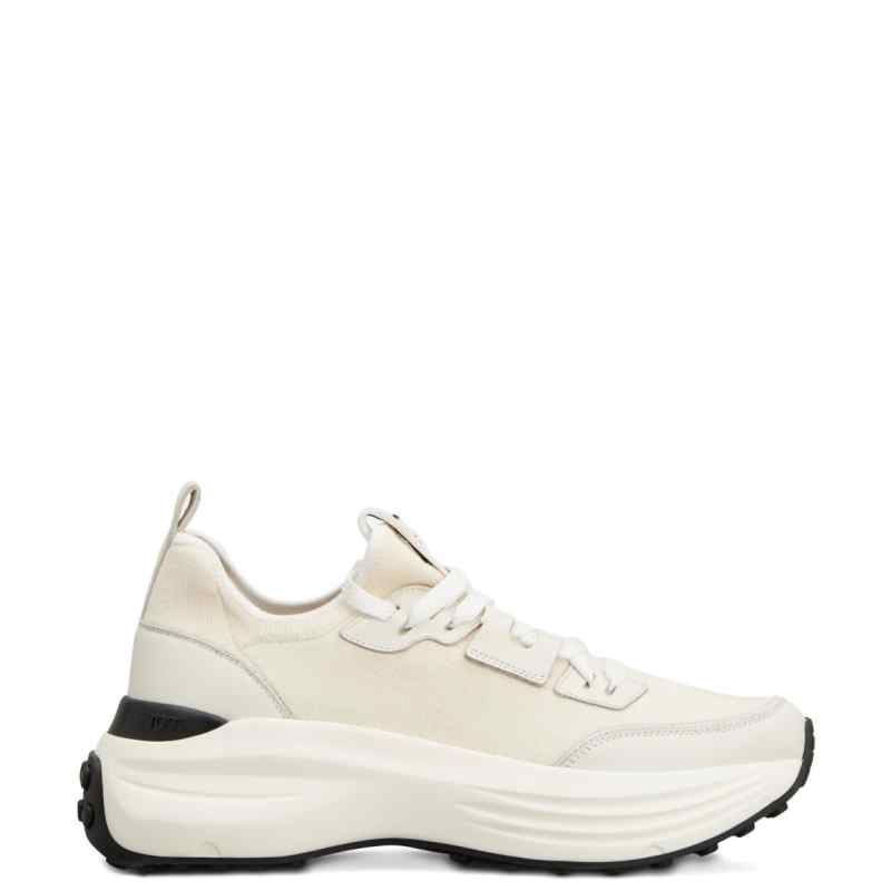 Tod'S Fabric and Leather Sneakers