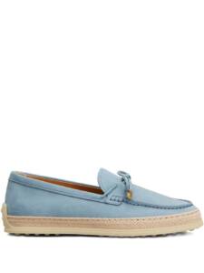 Tod'S Nubuck Moccasin Loafers