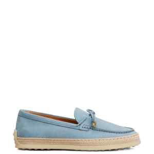 Tod'S Nubuck Moccasin Loafers