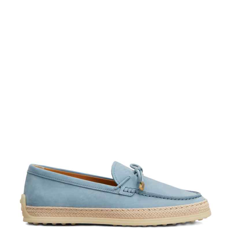 Tod'S Nubuck Moccasin Loafers