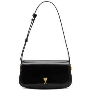 Ami Paris Paris Paris leather shoulder bag