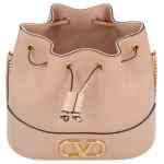 Valentino Garavani Mini Bucket Bag In Nappa With Vlogo Signature Chain