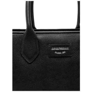 Emporio Armani Medium Shopper Bag With Palmellato Finish