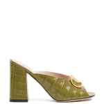 Valentino Garavani VLogo Signature Slide Sandal In Printed Calfskin 95MM