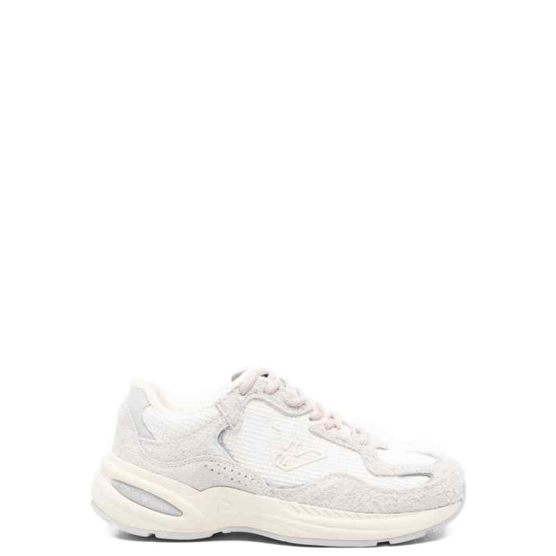 Emporio Armani Rafia n suede Sneakers