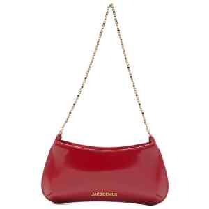 Jacquemus Le Petit Bisou Chaine leather shoulder bag