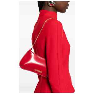 Jacquemus Le Petit Bisou Chaine leather shoulder bag