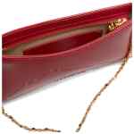Jacquemus Le Petit Bisou Chaine leather shoulder bag