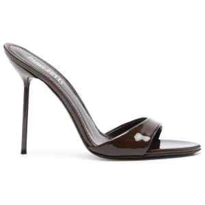 Paris Texas Lidia leather heel sandals
