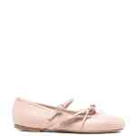 Jimmy Choo Loli Pink Leather Ballerina Flats.
