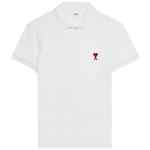 Ami Paris Ami De Coeur cotton polo shirt