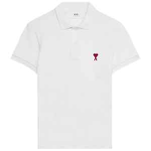 Ami Paris Ami De Coeur cotton polo shirt