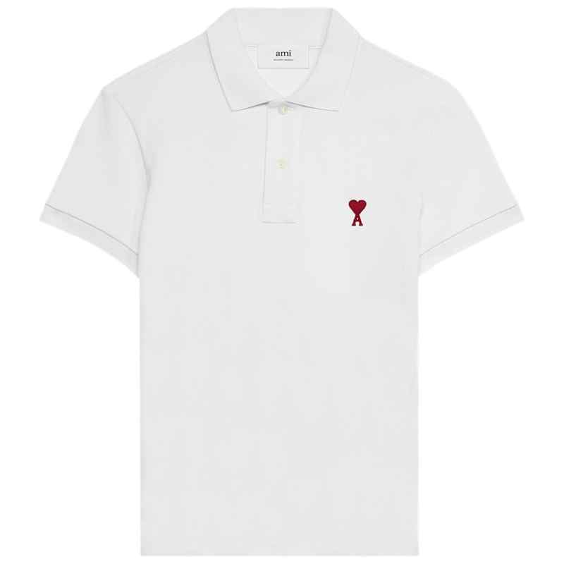 190162629-ss26-amiparis-bfupl001760100 Ami Paris Ami De Coeur cotton polo shirt