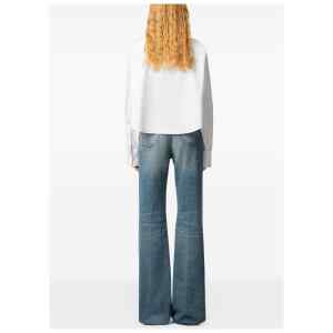 Ami Paris Cotton cropped shirt