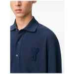 Ami Paris Ami De Coeur cotton polo shirt