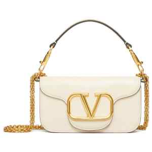 Valentino Garavani Alltime Grainy Calfskin Shoulder Bag