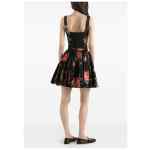 Dolce & Gabbana-bouquet rose mini skirt