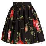 Dolce & Gabbana-bouquet rose mini skirt