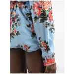 Dolce & Gabbana-Floral cropped cotton shirt