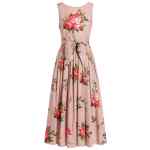 Dolce & Gabbana-Rose Bouquet Print cotton dress