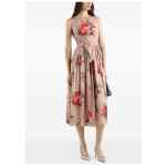 Dolce & Gabbana-Rose Bouquet Print cotton dress