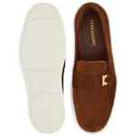 Ferragamo Boat shoe loafer with Gancini ornament
