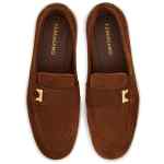 Ferragamo Boat shoe loafer with Gancini ornament