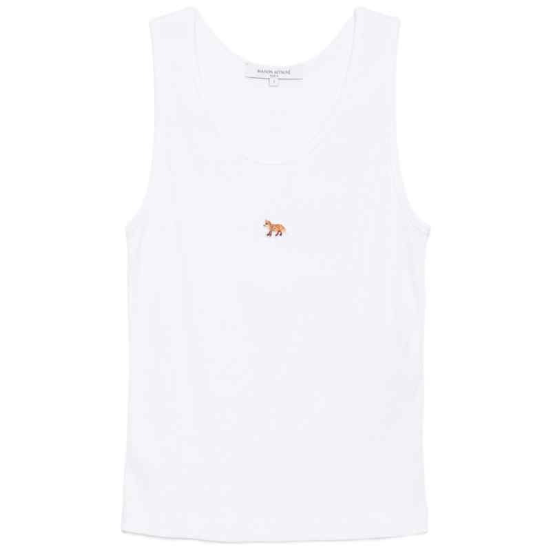 Maison Kitsuné Maison KitsunÃ© Baby Fox cotton tank top