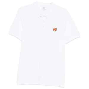 Maison Kitsuné Maison KitsunÃ© Fox Head cotton polo shirt