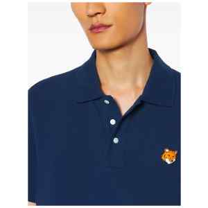 Maison Kitsuné Maison KitsunÃ© Fox Head cotton polo shirt