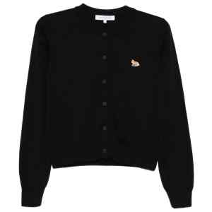 Maison Kitsuné Maison KitsunÃ© Baby Fox wool cardigan