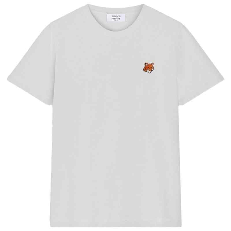 Maison Kitsuné Maison KitsunÃ© Fox Head embroidery Fox Head cotton t-shirt