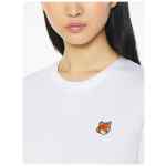 Maison Kitsuné Maison KitsunÃ© Fox Head embroidery Fox Head cotton t-shirt