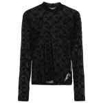 Marine Serre Moonogram mesh flock top