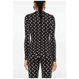 Marine Serre Moon crewneck top