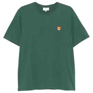 Maison Kitsuné Fox motif round neck short sleeves