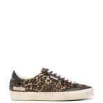 Golden Goose Soul Star in leopard-print pony skin Sneakers