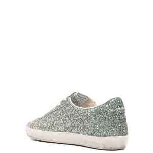 Golden Goose Super-Star Women's silver glitter