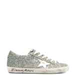 Golden Goose Super-Star Women's silver glitter