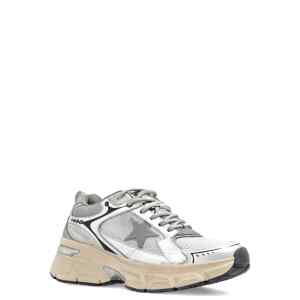 Golden Goose Lightstar Men's in grey mesh Sneakers