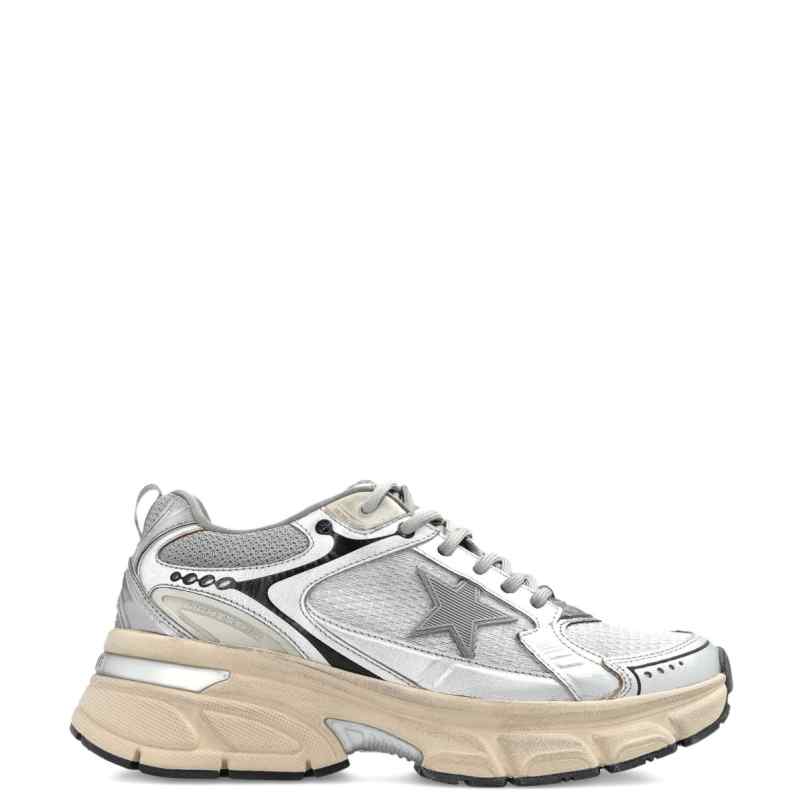 190167980-ss26-goldengoose-gwf00724f00784360320 Golden Goose Lightstar Men's in grey mesh Sneakers